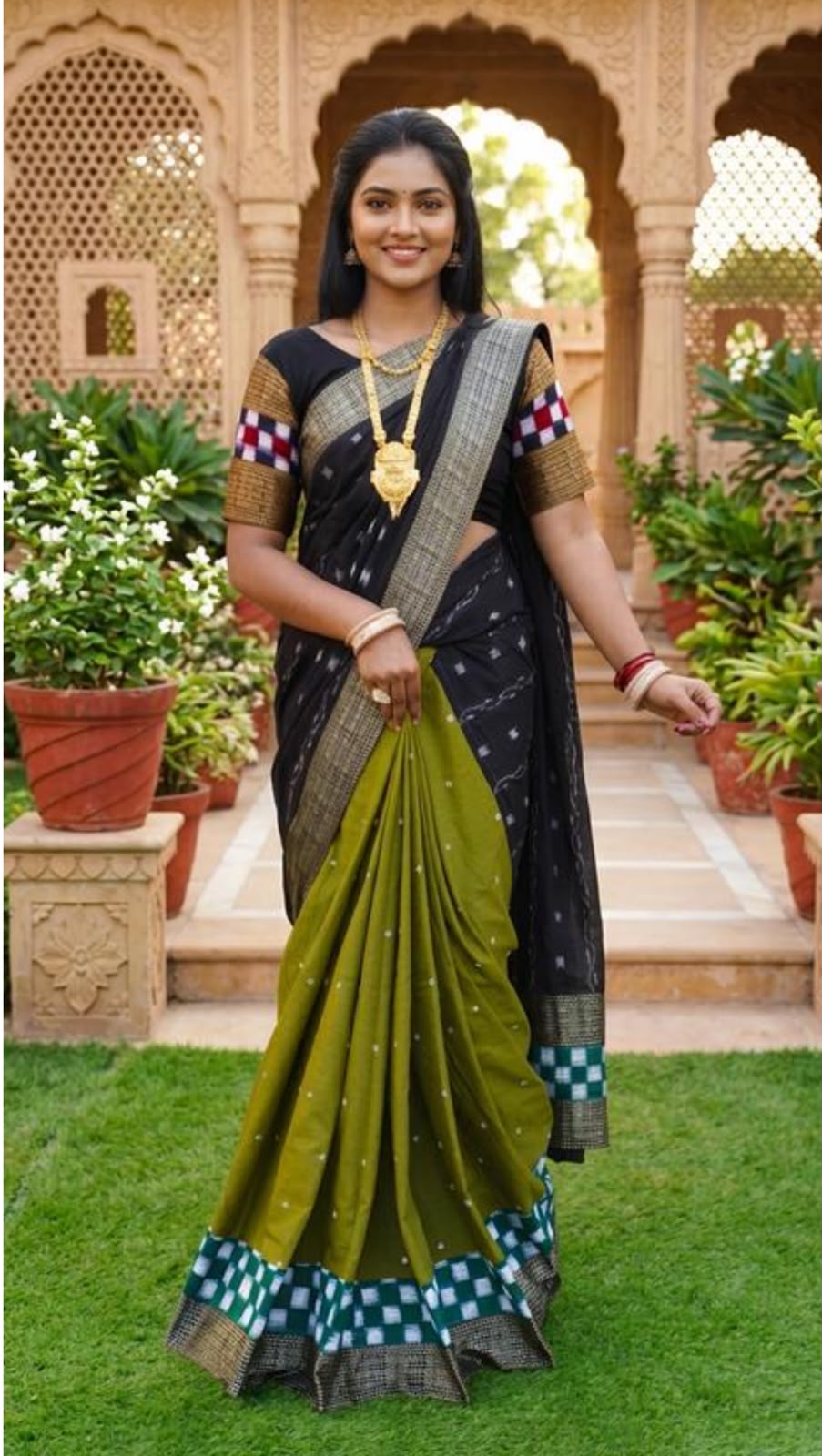 Patchwork Saree