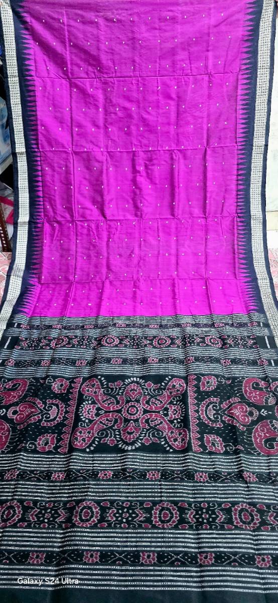 Hend weaven Minibuti silk saree