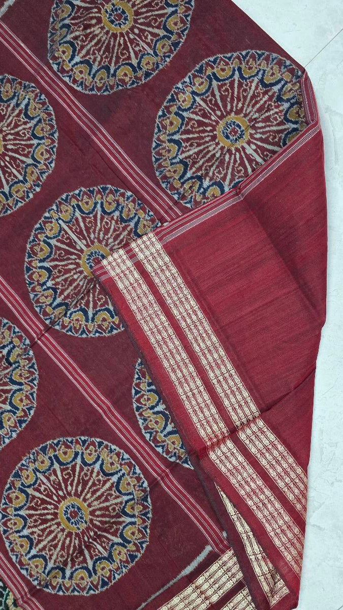 CCotton-silk mix new  combination sambalpuri bapta pata