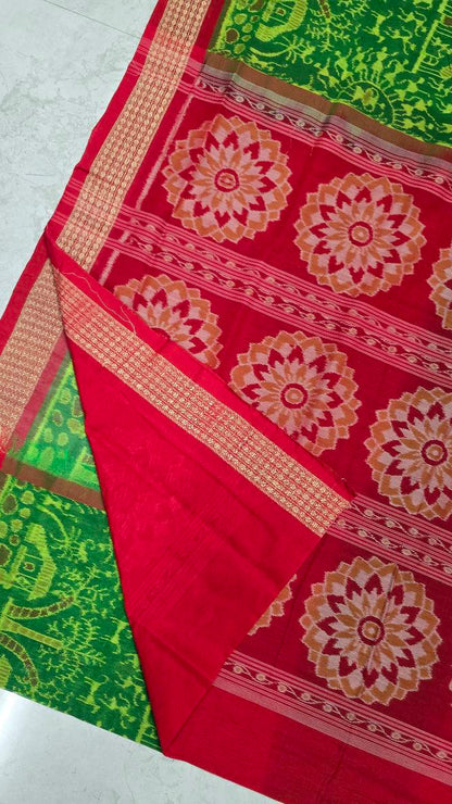 Cotton silk mix combination  sambalpuri bapta pata