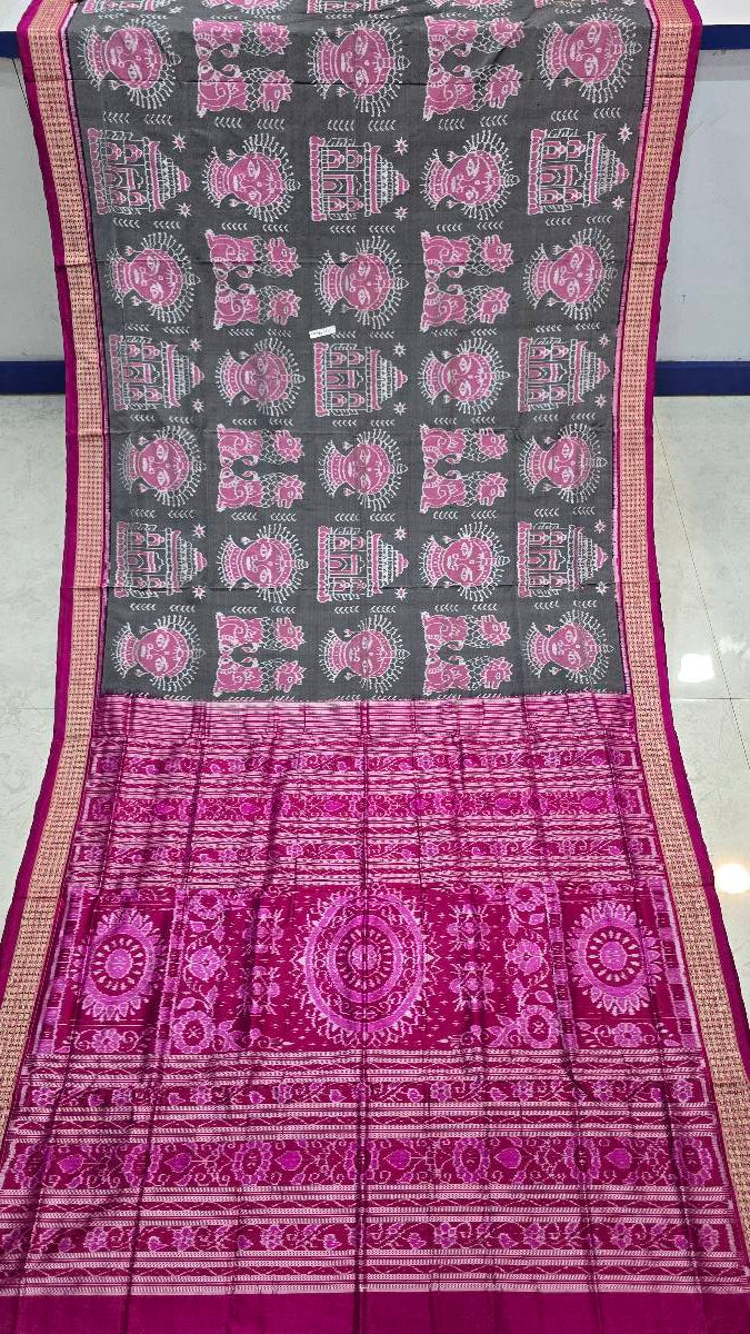 Sambalpuri handloom  bp work original pata saree