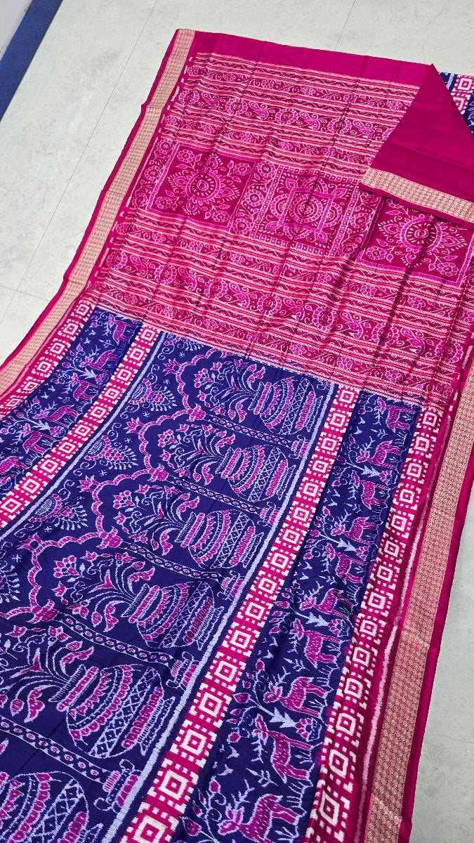 Sambalpuri handloom original pata pasapali desing saree