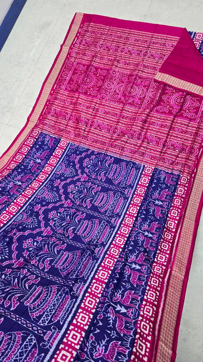 Sambalpuri handloom original pata pasapali desing saree