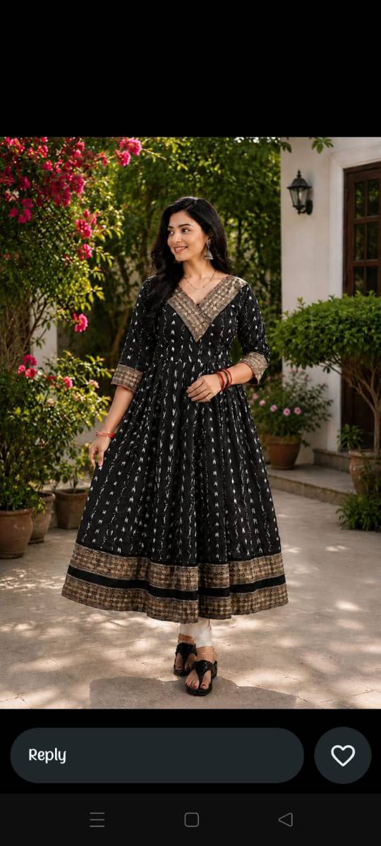 Handloom gown