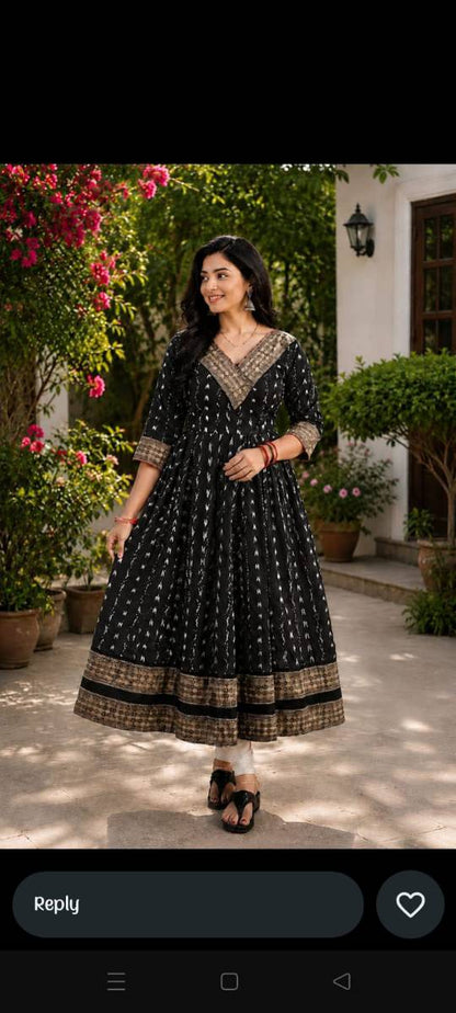 Handloom gown