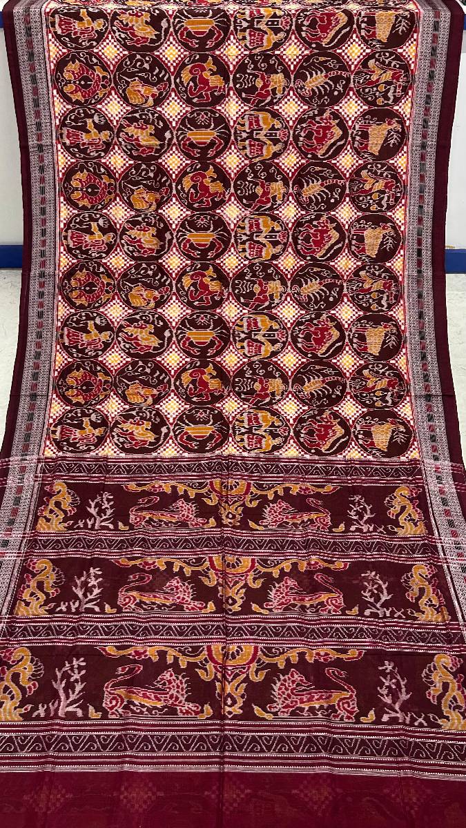 Rasi desing new pasapali sambalpuri saree