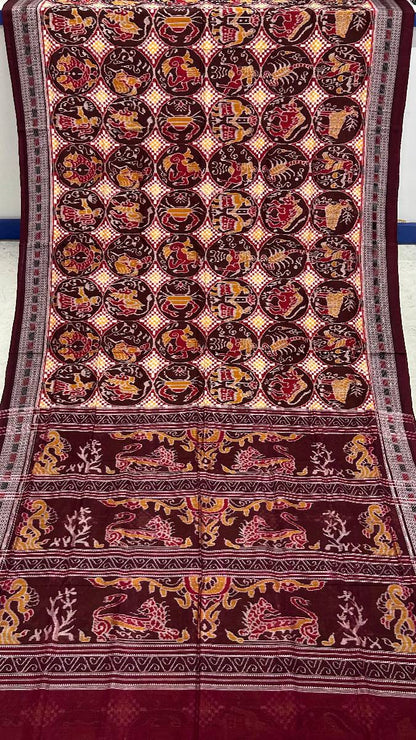 Rasi desing new pasapali sambalpuri saree