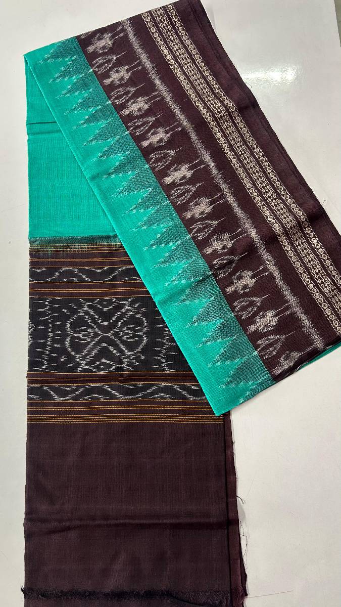 Ramagreen and coffee colour combination duppata
