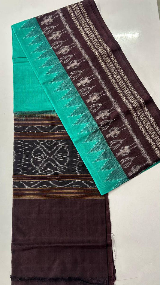 Ramagreen and coffee colour combination duppata