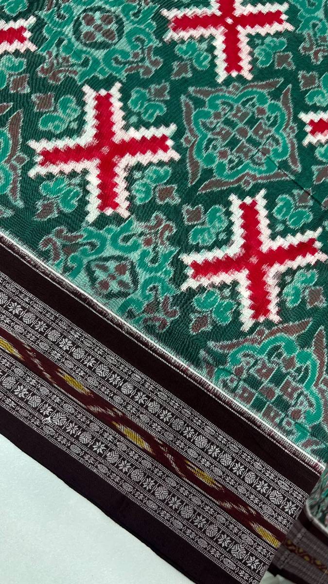 Total body pasapali work star sapta sambalpuri cotton saree with price