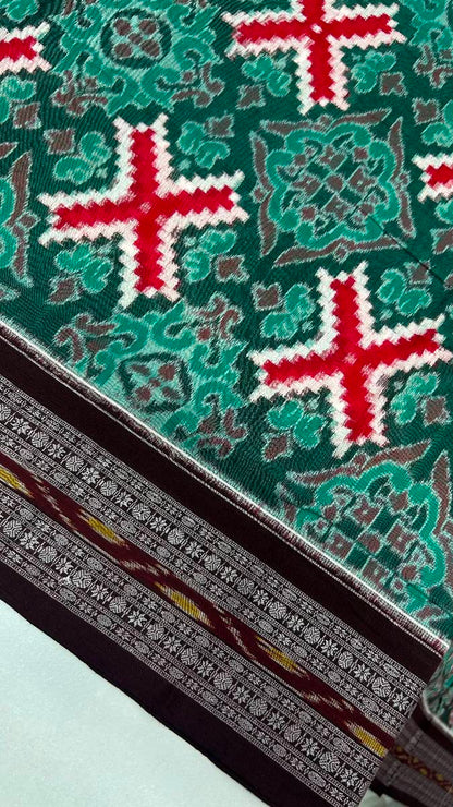 Total body pasapali work star sapta sambalpuri cotton saree with price