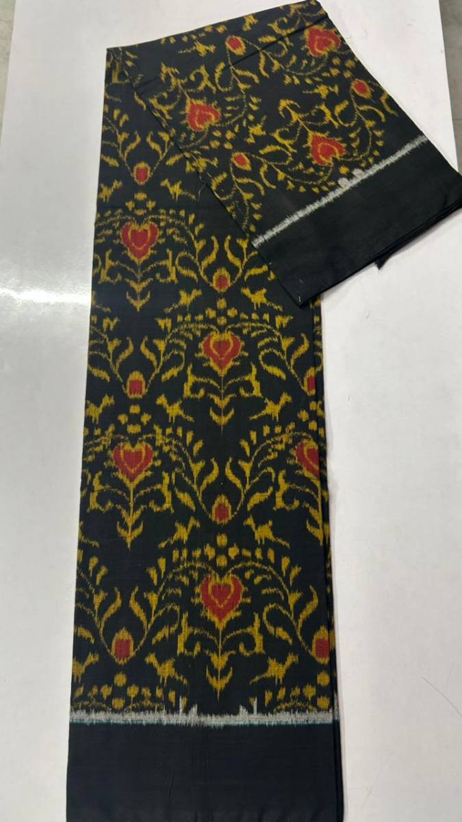 Black and yellow red combinations dress kapda piece