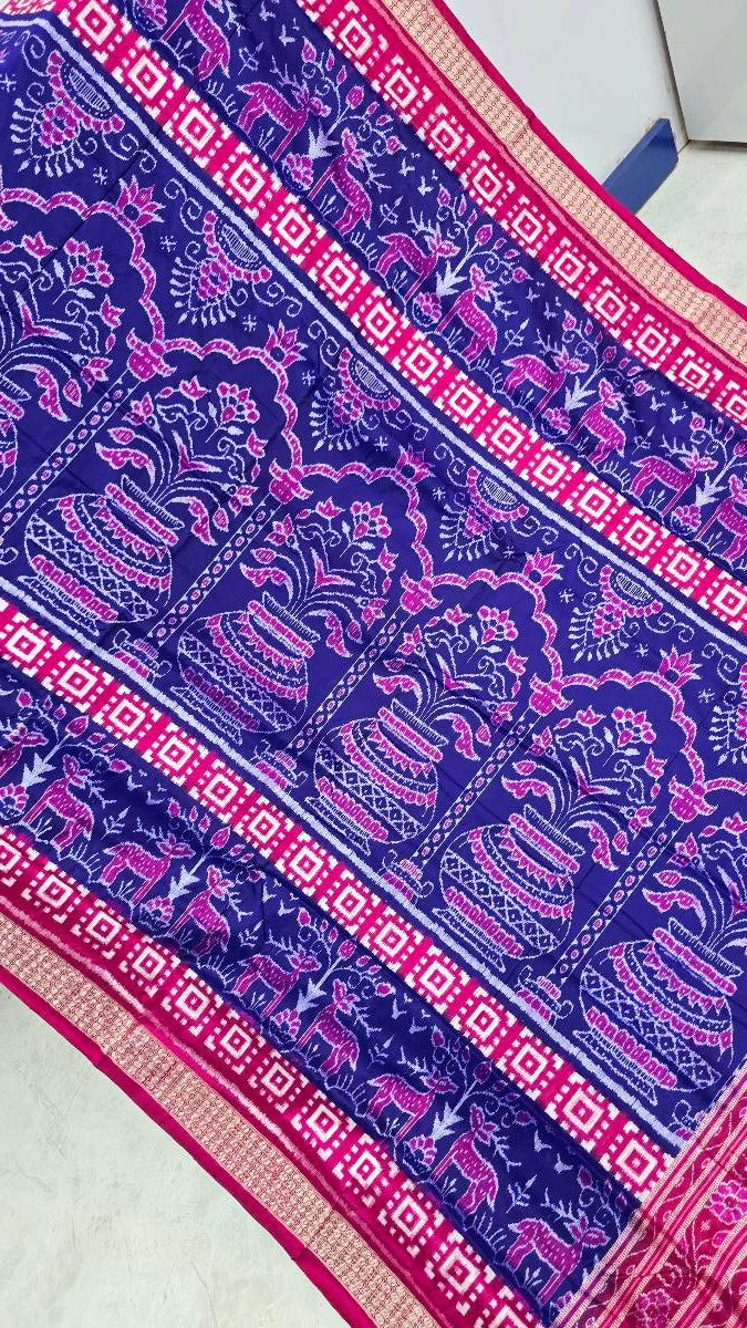 Sambalpuri handloom original pata pasapali desing saree