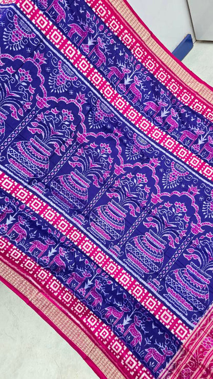 Sambalpuri handloom original pata pasapali desing saree