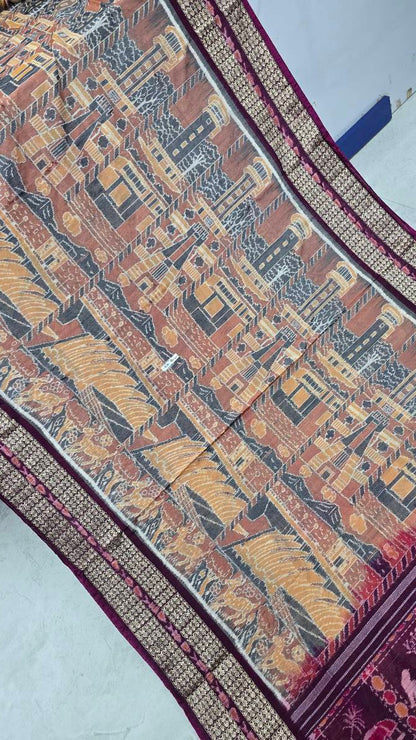 Cotton-silk new combination sambalpuri bapta pata