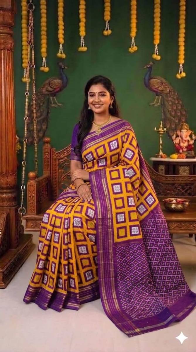Fabric: 100% Pure Handloom Silk
Occasion: Daily wear, festive events, and traditional gatherings
Included: Matching unstitched silk blouse piece
Care: Dry clean only