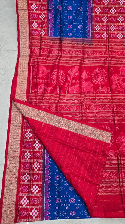 Sambalpuri handloom original pata pasapali desing saree
