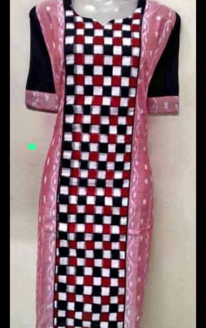 Sambalpuri side cut kurti