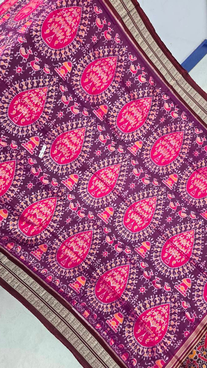 Sambalpuri artist work original pata saree
