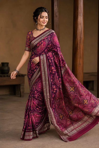 Premium Sambalpuri silk saree