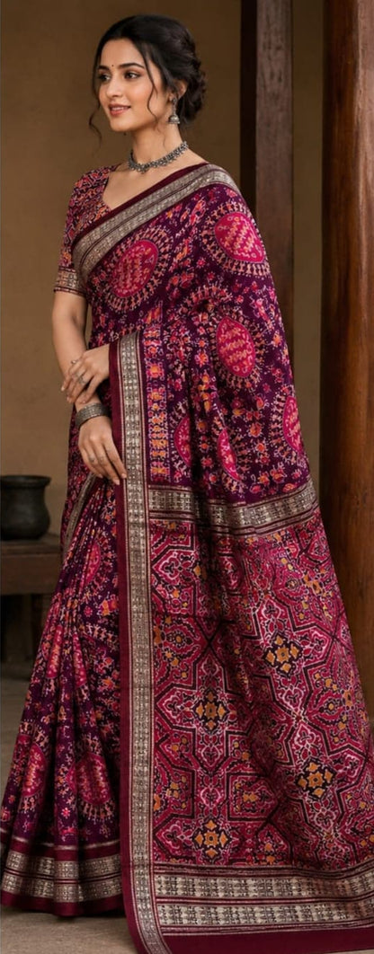 Premium Sambalpuri silk saree
