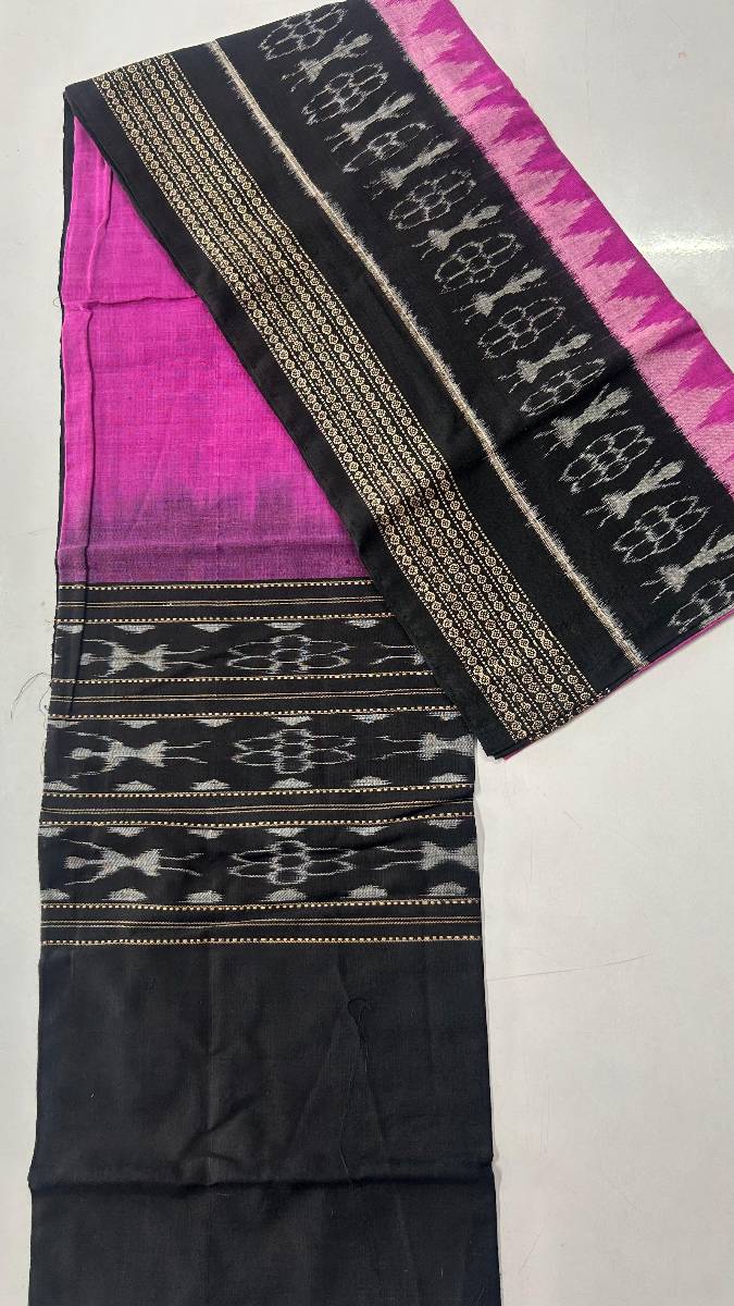 Rani and black combinations duppata