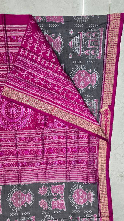 Sambalpuri handloom  bp work original pata saree