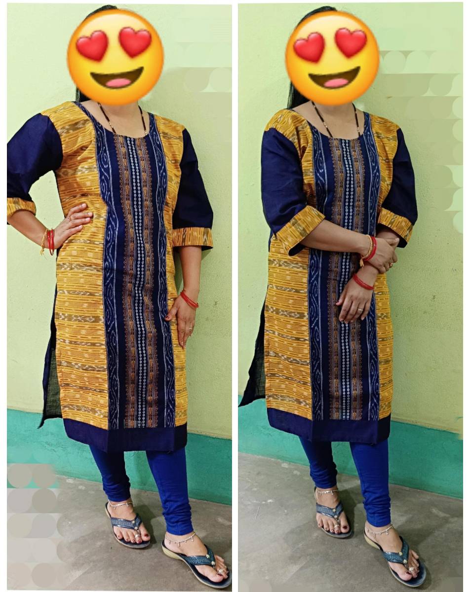 Sambalpuri handloom  cotton kurti