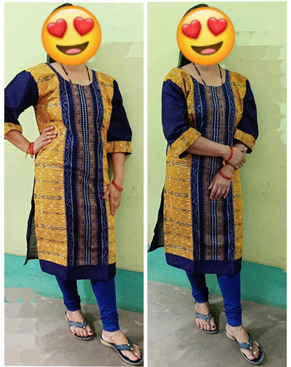 Sambalpuri handloom  cotton kurti