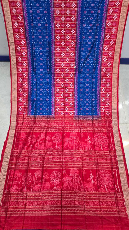 Sambalpuri handloom original pata pasapali desing saree