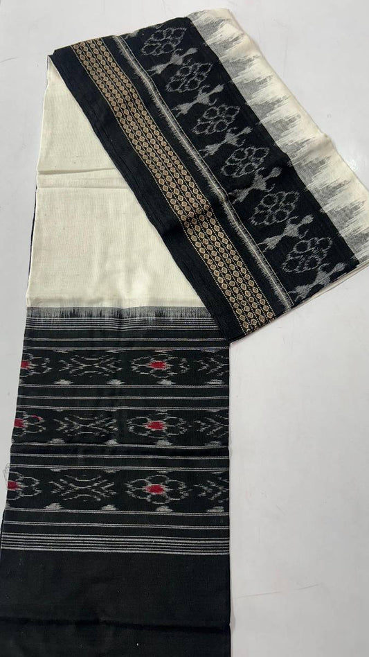 White and black combination duppata