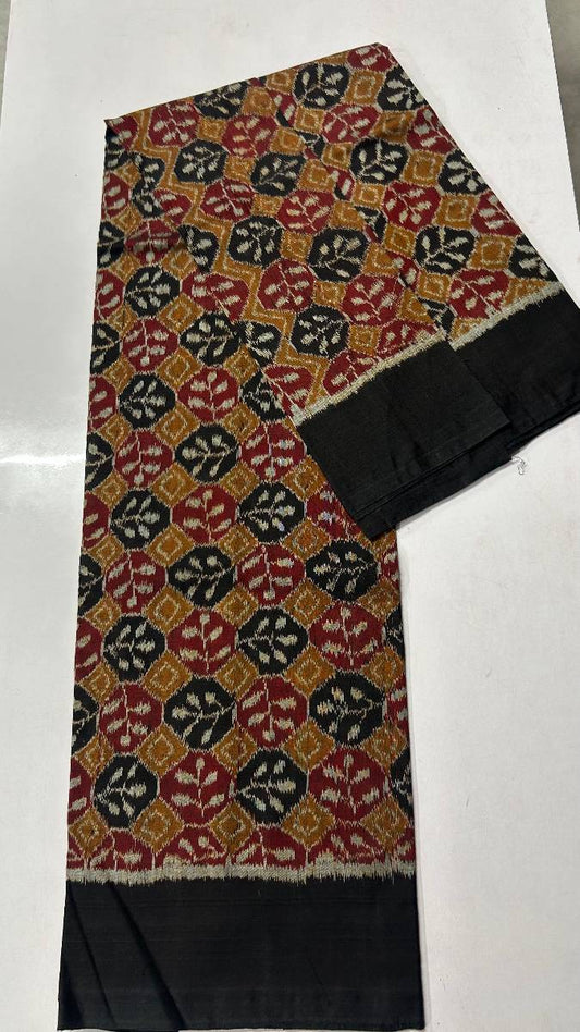 Black colour Sambalpuri bapta pata dress desing only top
