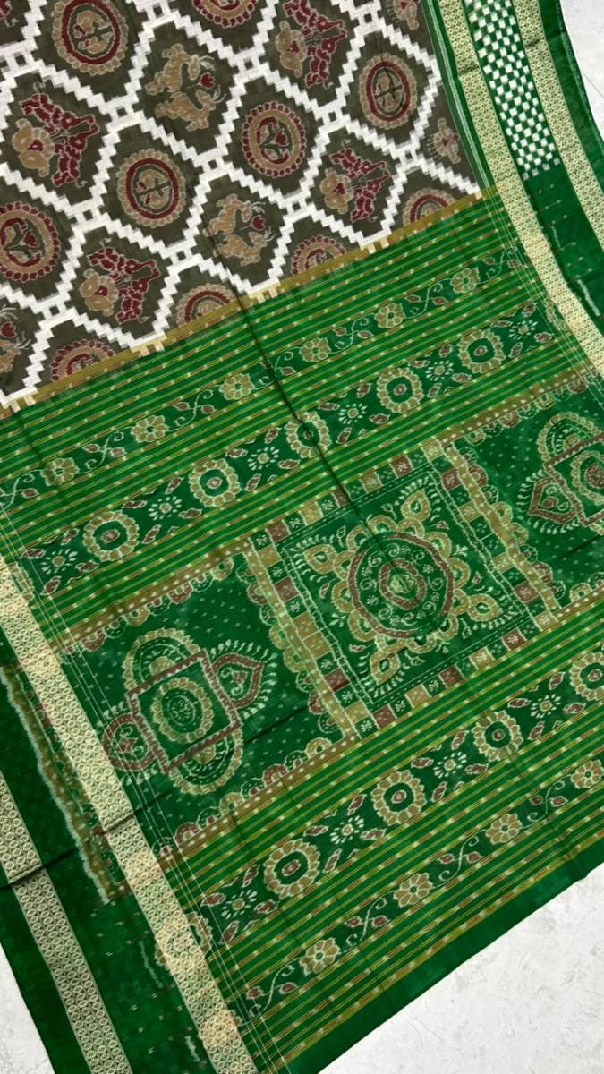New colour+ body and border all pasapali Sambalpuri saree