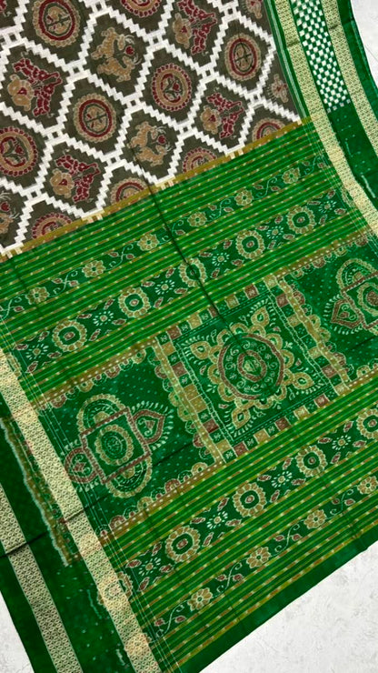 New colour+ body and border all pasapali Sambalpuri saree