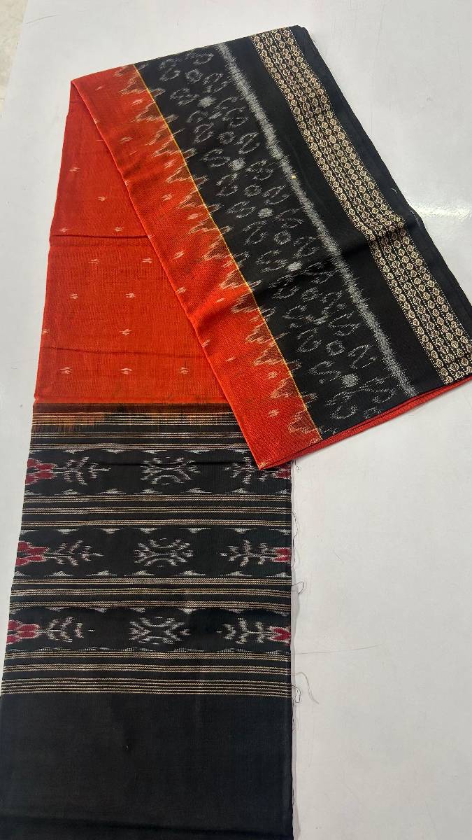 Red and black combinations duppata work