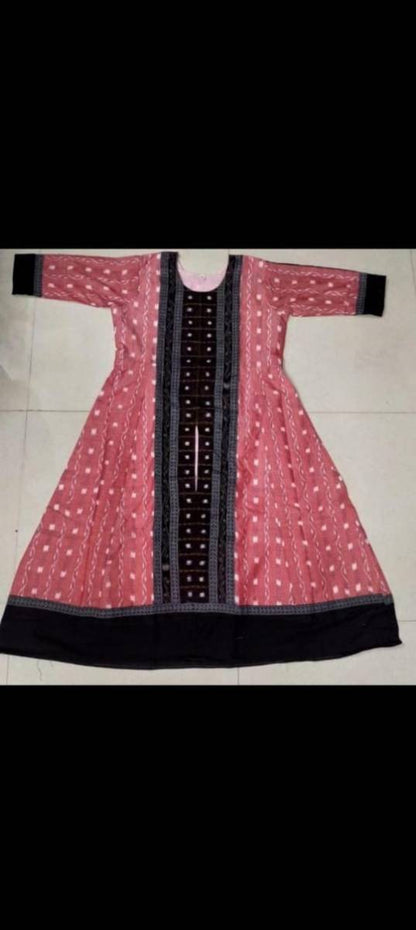 Sambalpuri gown cotton fabric