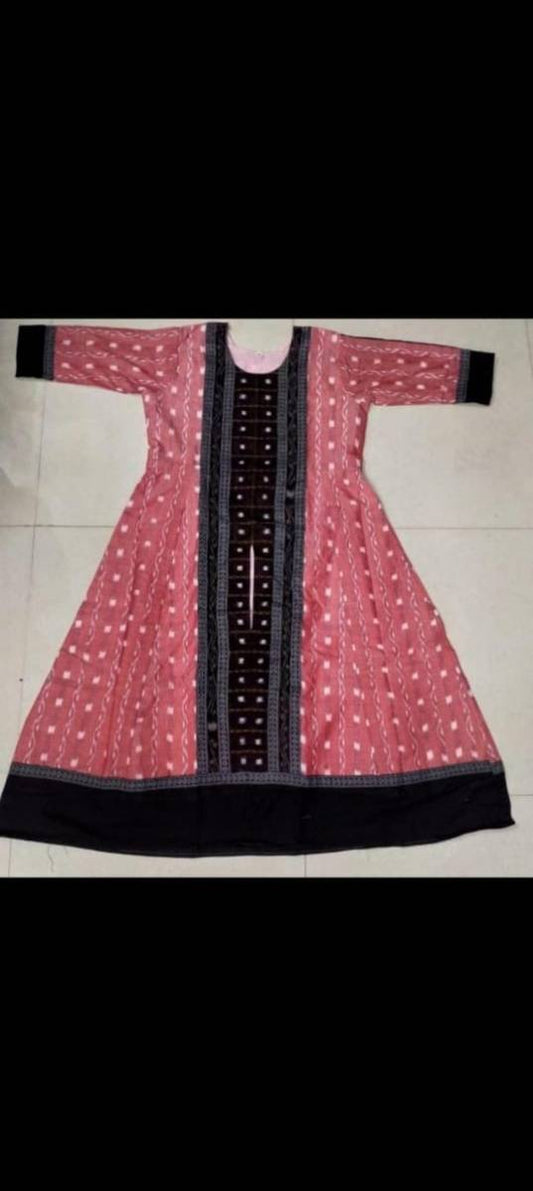 Sambalpuri gown cotton fabric
