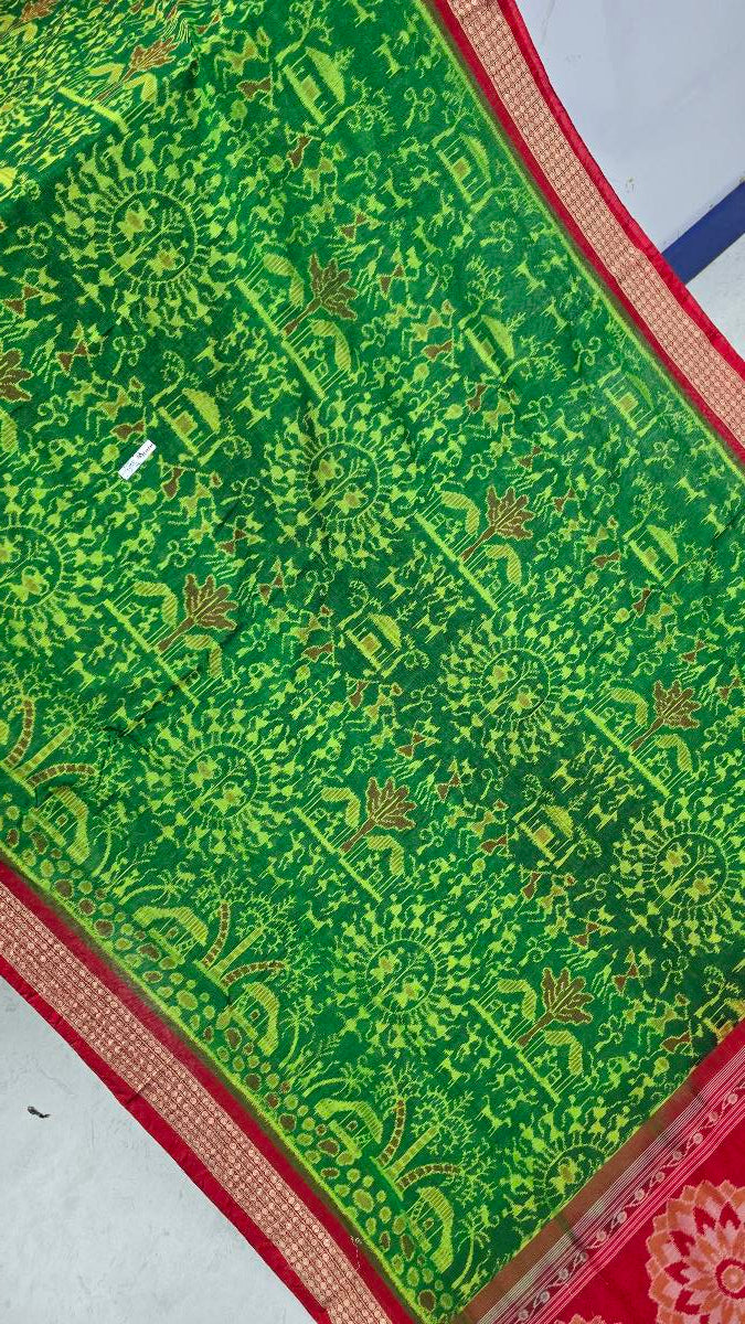 Cotton silk mix combination  sambalpuri bapta pata