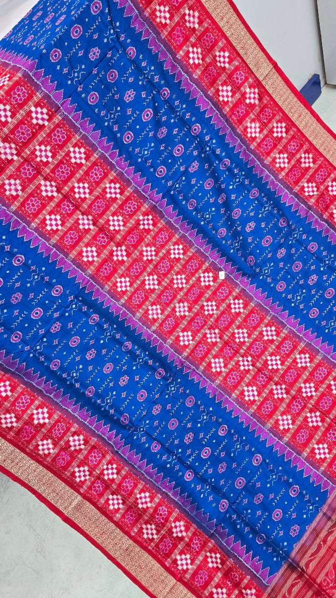 Sambalpuri handloom original pata pasapali desing saree