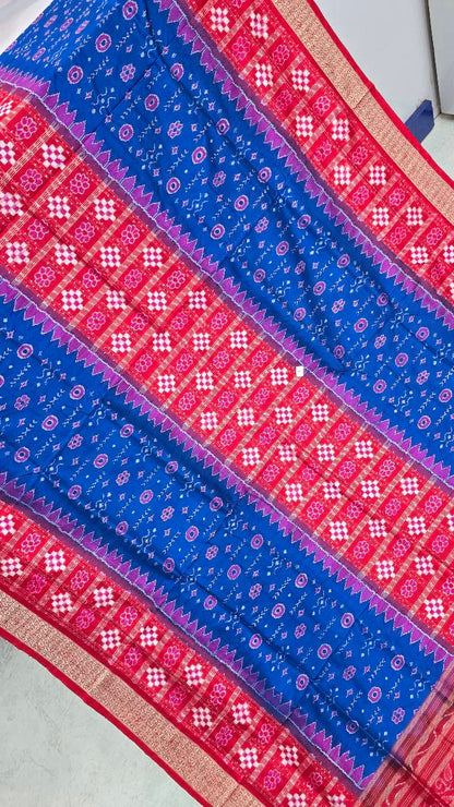 Sambalpuri handloom original pata pasapali desing saree
