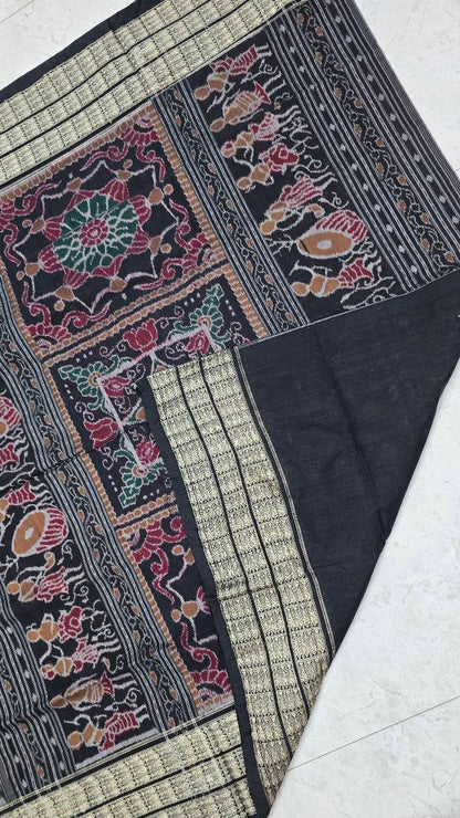 Cotton and silk combination sambalpuri bapta pata