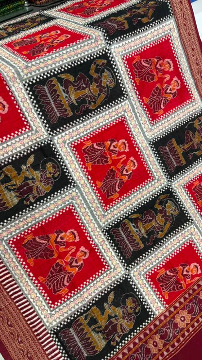 High demanding pasapali Sambalpuri saree