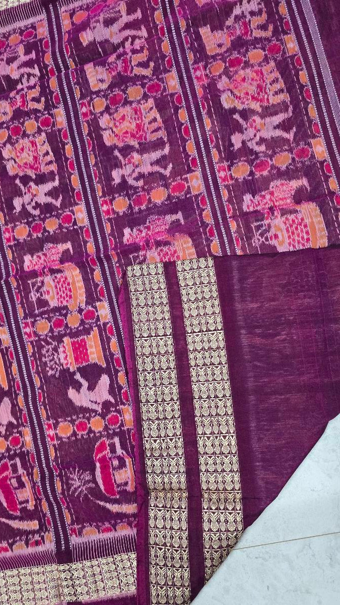 Cotton-silk new combination sambalpuri bapta pata