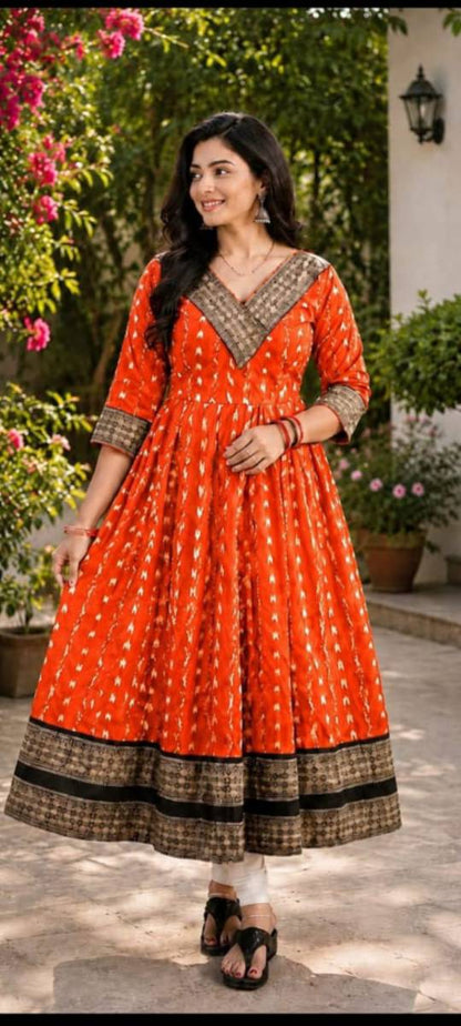 Handloom gown