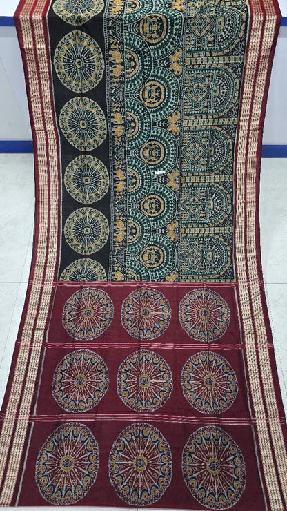 CCotton-silk mix new  combination sambalpuri bapta pata