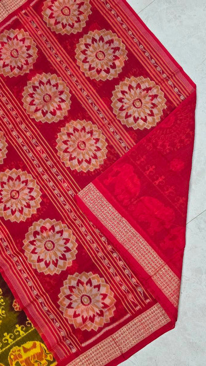 Cotton-silk mix new  combination sambalpuri bapta pata