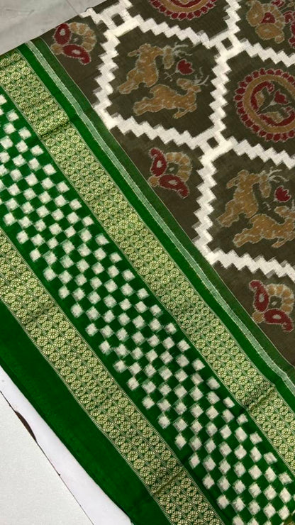 New colour+ body and border all pasapali Sambalpuri saree