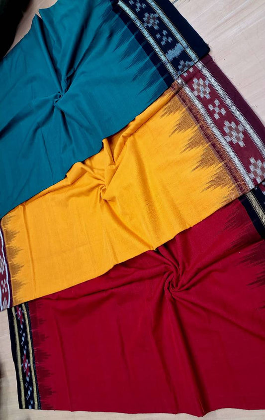 Handloom maniabandha cotton saree