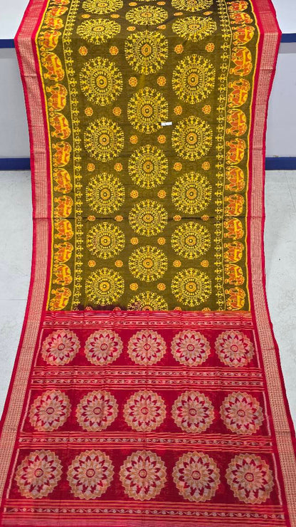 Cotton-silk mix new  combination sambalpuri bapta pata