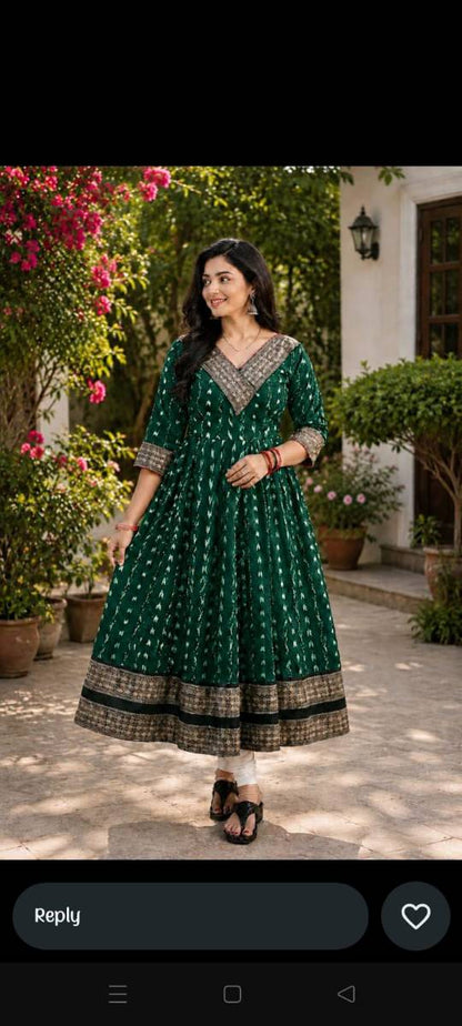 Handloom gown